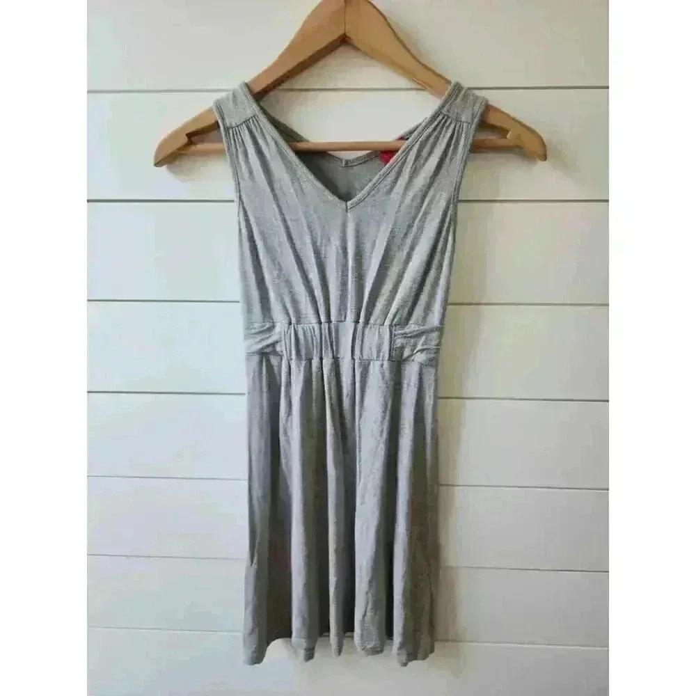 Ella Moss Girls Size 7/8 Grey Casual Lightweight Play Dress